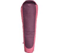 Mountain Warehouse Microlite 500 Mummy Mid 2/3 Season Sleeping Bag with Inner Pocket, 14cm x 35cm when packed - For Camping, Trekking & Outdoors Burgundy Left Handed Zip - Regular Length (200cm)