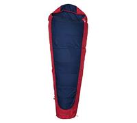 Mountain Warehouse Microlite 500 Mummy Mid 2/3 Season Sleeping Bag with Inner Pocket, 14cm x 35cm when packed - For Camping, Trekking & Outdoors Navy Left Handed Zip - Regular Length (200cm)
