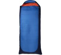 Mountain Warehouse Microlite 950 Square Sleeping Bag - Compact, Lightweight, Ripstop Fabric - Trekking, Travelling, Hiking, Camping Blue Left Handed Zip - Long Length (215cm)