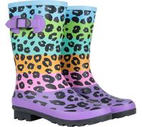 Mountain Warehouse Mid Height Kids Rubber Wellies - Blue