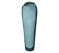 Mountain Warehouse Mid Season Right Zip Microlite 700 Mummy Sleeping Bag - Teal - 200cm - Teal - 100% Polyester