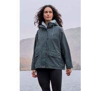 Mountain Warehouse Misty Womens Waterproof Jacket - Green - Green - Size: 12