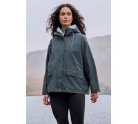 Mountain Warehouse Misty Womens Waterproof Jacket - Green - Green - Size: 22