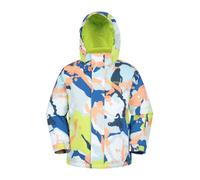 Mountain Warehouse Mogal Kids Printed Ski Jacket | Comfortable Snowproof & Fleece Lined Winter Coat with Hood, Multi-Pockets & Adjustable Cuffs for Custom Fit, For Snowboarding