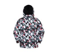 Mountain Warehouse Mogal Kids Printed Ski Jacket | Comfortable Snowproof & Fleece Lined Winter Coat with Hood, Multi-Pockets & Adjustable Cuffs for Custom Fit, For Snowboarding