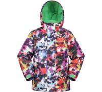 Mountain Warehouse Mogal Printed Kids Ski Jacket - Green - Green - Size: 5-6y