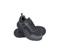 Mountain Warehouse Momentum Men’s Waterproof Trail Running Shoes - Durable Sneakers with Breathable Mesh, Cushioned Footbed - Spring Summer, Hiking & Outdoors Black Adult Shoe Size 9