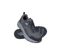 Mountain Warehouse Momentum Womens Waterproof Trail Running Shoes - Lightweight Everyday Sneakers with Mesh Upper - Spring, Summer, Walking, Outdoors & Trekking Black Adult Shoe Size 6