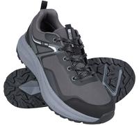 Mountain Warehouse Momentum Womens Waterproof Trail Running Shoes - Lightweight Everyday Sneakers with Mesh Upper - Spring, Summer, Walking, Outdoors & Trekking Black Adult Shoe Size 7