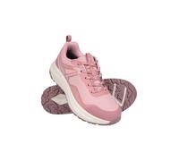 Mountain Warehouse Momentum Womens Waterproof Trail Running Shoes - Lightweight Everyday Sneakers with Mesh Upper - Spring, Summer, Walking, Outdoors & Trekking Pink Adult Shoe Size 6