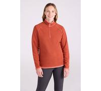Mountain Warehouse Montana Sweater Breathable Microfleece Layer In Burnt Orange Burnt Orange 4
