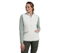 Mountain Warehouse Montana Womens Full Zip Gilet - Lightweight & Breathable Thermal Micro Fleeced Ladies Vest - Autumn, Winter Camping, Outdoors, Travelling & Hiking Beige Women's Size 14