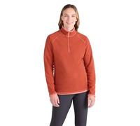 Mountain Warehouse Montana Womens Microfleece - Breathable Ladies Sweater, Quick Drying Pullover, Warm Fleece Jacket, Half Zip - Spring Summer, Travelling Burnt Orange Women's Size 4