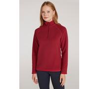 Mountain Warehouse Montana Womens Microfleece - Breathable Ladies Sweater, Quick Drying Pullover, Warm Fleece Jacket, Half Zip - For Spring Summer, Travelling, Outdoors Dark Red Women's Size 8