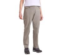 Mountain Warehouse Monte Women's Cargo Hiking Trousers - Quick Dry, Stretchy & UV Protect Max Pants in Rip Stop Fabric - Spring Walking, Hiking, Outdoors & Trekking Light Khaki Women's Size 16