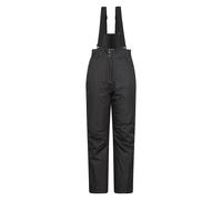 Mountain Warehouse Moon II Womens Ski Pants - Thermal Tested -20 °C Snowproof Trousers with Detachable Braces & Microfibre Insulation - Winter Skiing & Sports Black Women's Size 20