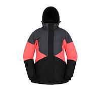 Mountain Warehouse Moon Womens Ski Jacket - Snowproof, Adjustable Hood - Ideal For Sports, Skiing, Snowboarding Bright Pink Women's Size 16