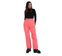 Mountain Warehouse Moon Womens Ski Pants - Isotherm, Microfibre Insulated & Snowproof Trousers, Adjustable Waist & Detachable Braces - for Skiing, Snowboarding Bright Pink Women's Size 6