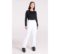 Mountain Warehouse 'Moon' Womens Ski Pants Warm Insulated Snow Proof Elastic Waist Winter Trouser White - Size 12 UK