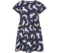 Mountain Warehouse Mountain Essentials Kids Lora Printed Dress - Dark Blue - Dark Blue - Size: 7-8y