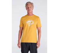 Mountain Warehouse Mountain Explorer Mens Tee - 100% Cotton Casual T-Shirt, Lightweight, Breathable - Best for Autumn, Winter, Hiking, Camping & Outdoors Mustard (Mountain Explorer) M