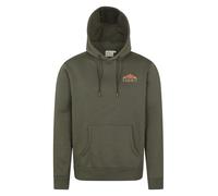 Mountain Warehouse Mountain Grid Mens Hoodie - Easy Care Sweathshirt with Kangroo Pocket - Spring Summer, Hiking, Walking & Outdoors Khaki 3XL