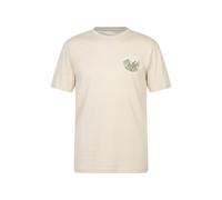 Mountain Warehouse 'Mountain Valley' Mens T-Shirt Cotton Sun Protection Summer Casual Tee Off-White - Size X-Small
