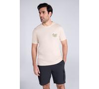 Mountain Warehouse Mountain Valley Mens Cotton T-Shirt - Lightweight, Breathable & UV Protect Casual Tee - Spring Summer, Outdoors, Holiday, Walking, Hiking Off White M