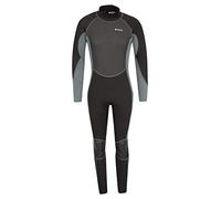 Mountain Warehouse Mountain Warehouse Mens Full Length Neoprene 2.5mm Wetsuit - Back Zip, Adjustable Neck Closure - For Spring Summer Swimming and Surfing Charcoal 2XL - 3XL