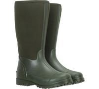 Mountain Warehouse Mucker Womens Neoprene Long Boots - Green - Green - Size: 6