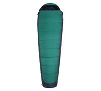 Mountain Warehouse Mummy Shaped Microlite 1400 Sleeping Bag - 3/4 Season, Insulated Camping Bag - Best for Spring Summer Navy Right Handed Zip - Regular length (200cm)
