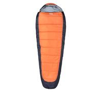 Mountain Warehouse Mummy Shaped Microlite 1400 Sleeping Bag - 3/4 Season, Insulated Camping Bag - Best for Spring Summer Light Coral Right Handed Zip - Regular length (200cm)