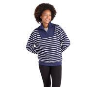 Mountain Warehouse Naiper Womens Zip Neck Drop Shoulder Sweatshirt Navy Women's Size 12