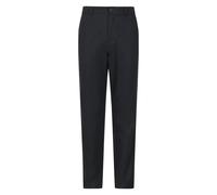 Mountain Warehouse 'Nature' Mens Chino Trousers Sun Protection Water Resistant Stretchy Pants Black - Size 34 inch