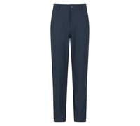 Mountain Warehouse 'Nature' Mens Chino Trousers Sun Protection Water Resistant Stretchy Pants Navy - Size 32 inch