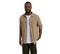 Mountain Warehouse Navigator II Mens Anti-Mosquito Shirt - Stretchy, Lightweight & Breathable Tee Shirt - for Spring Summer, Cycling & Outdoors Beige 2XL