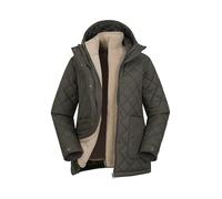 Mountain Warehouse Nebraskan Womens Borg 3 in 1 Jacket - with removable Borg Gilet Inner- Spring Camping, Wet Weather, Walking, Outdoors & Camping