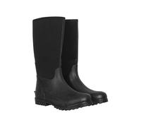 Mountain Warehouse Neoprene Mucker Casual Mens Wellies - Waterproof & Easy Wipe Clean, Sturdy Wellington Boots - for Rain, Mud, Snow, Walking & Festivals Black Adult Shoe Size 7