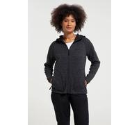 Mountain Warehouse 'nevis' Full Zip Travelling Warm Outdoors Fleece Jacket In Black Black 16