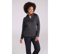 Mountain Warehouse 'nevis' Full Zip Travelling Warm Outdoors Fleece Jacket In Dark Grey Dark Grey 16