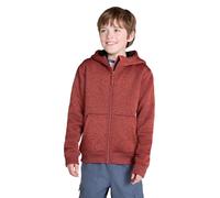 Mountain Warehouse Nevis Kids Hoodie - Full Zip Winter Top, Warm Hood, Ribbed Cuffs & Hem, 2 Front Pockets - Suitable For Boys & Girls Rust Kids Size 9-10 Years
