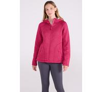 Mountain Warehouse Nevis Womens Fur Lined Hoodie - Bright Pink - Bright Pink - Size: 20