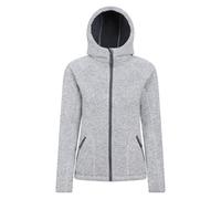 Mountain Warehouse 'Nevis' WoMens Fur Lined Hoodie Full Zip Warm Cosy Jumper Grey Cotton - Size 20 UK