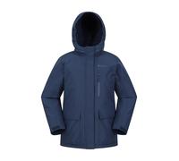 Mountain Warehouse Noah Kids Borg Lined Puffer Jacket Navy 13y