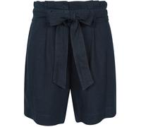 Mountain Warehouse Oatley Womens Linen Blend Shorts - Navy - Navy - Size: 14