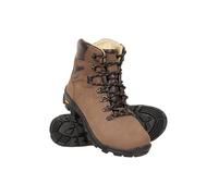 Mountain Warehouse Odyssey Extreme Waterproof Womens Boots - Durable Ladies Hiking Shoes, Cushioned Footbed Camping Footwear - Best for Travelling, Spring Summer Light Brown Adult Shoe Size 8.5