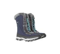 Mountain Warehouse Ohio Youth Snow Boots - Breathable, Waterproof & Quick Drying Childrens Boots - IsoTherm Heat Retention - Ideal For Winter Holidays - For Boys & Girls Navy Kids Shoe Size 12