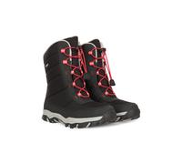 Mountain Warehouse Ohio Youth Snow Boots - Breathable, Waterproof & Quick Drying Childrens Boots - IsoTherm Heat Retention - Ideal For Winter Holidays - For Boys & Girls Black Junior Shoe Size 1