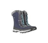 Mountain Warehouse Ohio Youth Snow Boots - Breathable, Waterproof & Quick Drying Childrens Boots - IsoTherm Heat Retention - Ideal For Winter Holidays - For Boys & Girls Navy Kids Shoe Size 12