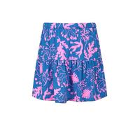 Mountain Warehouse Olivia Kids Viscose Skort - Lightweight Skirt with Elastic Waistband & Inner Jersey Shorts - Spring Summer, Walking & Outdoors Blue Kids Size 5-6 Years